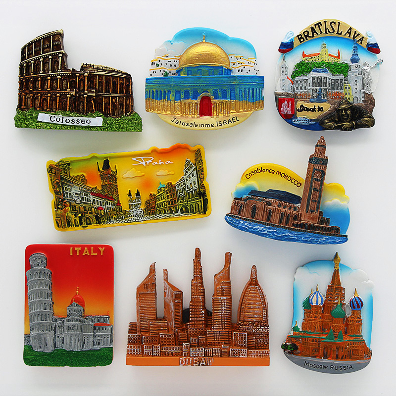 Car Accessories Dubai - 3D buzdolabı mıknatısı manyetik buzdolabı roma