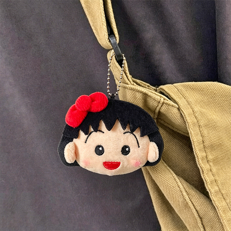 Car Accessories Japan - Sevimli Chibi Maruko Chan Peluş Anahtarlık