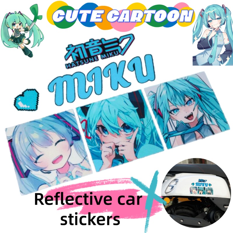 Car Accessories Japan - 2026 Yeni Yaratıcı Hatsune Miku Anime