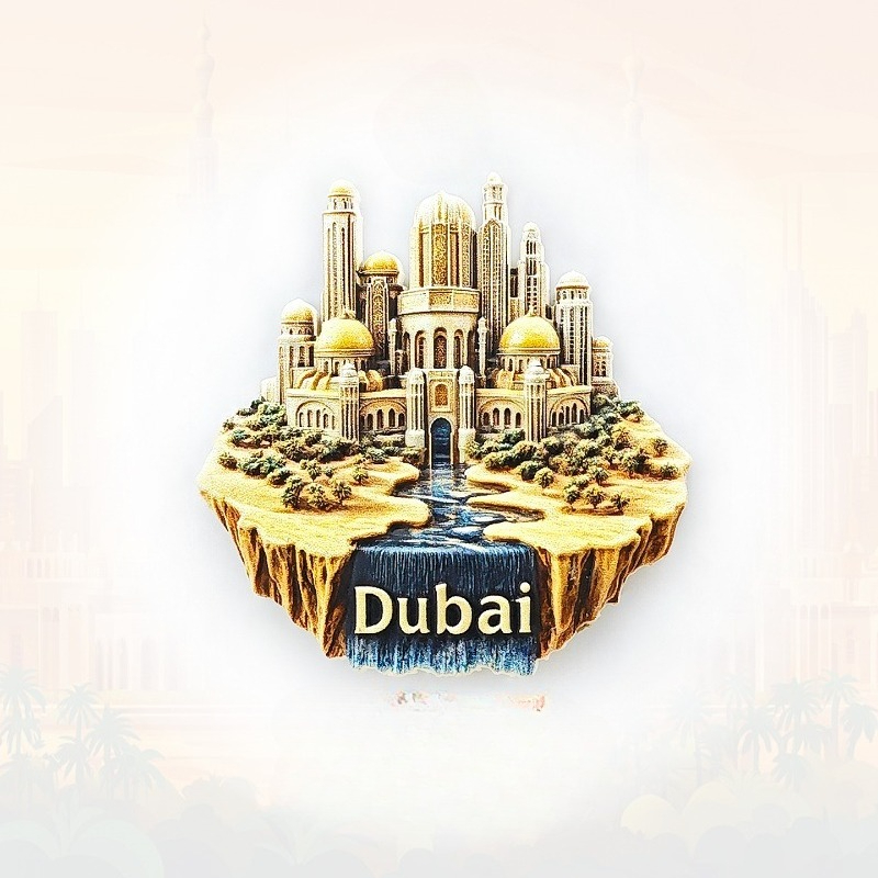 Car Accessories Dubai - Dubai Oasis Buzdolabı Magneti - 3D